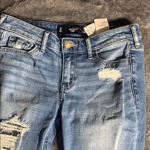 Hollister size 0 crop jeans